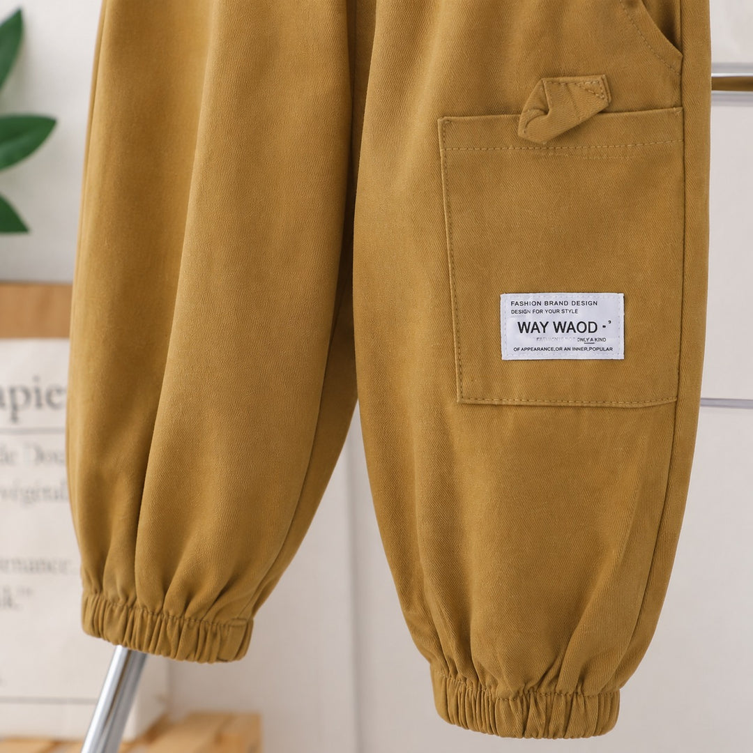 Boys Imported Cream Cord Set [BT -5148] [1-6 Years]