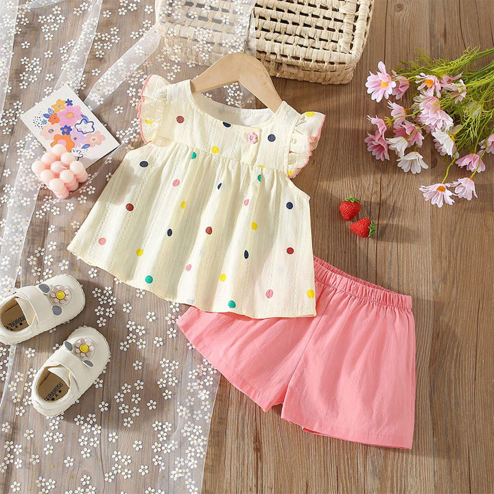 Girl's Summer Co-Ord Set [GCS-4865] (1-6 Years)