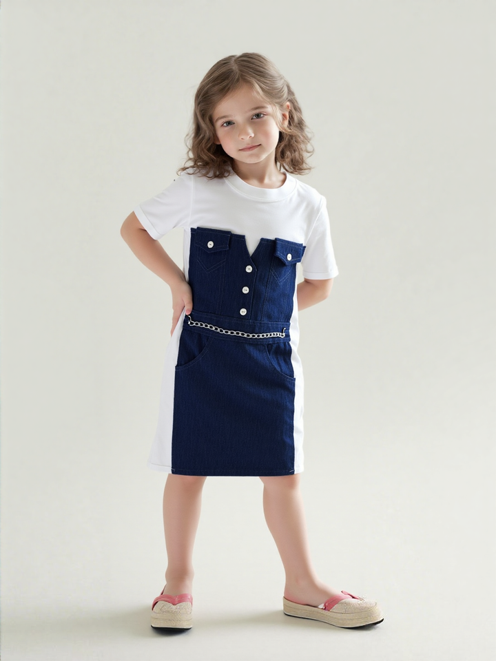 Girls Imported Dress [GT-9623] (4-12 Years)