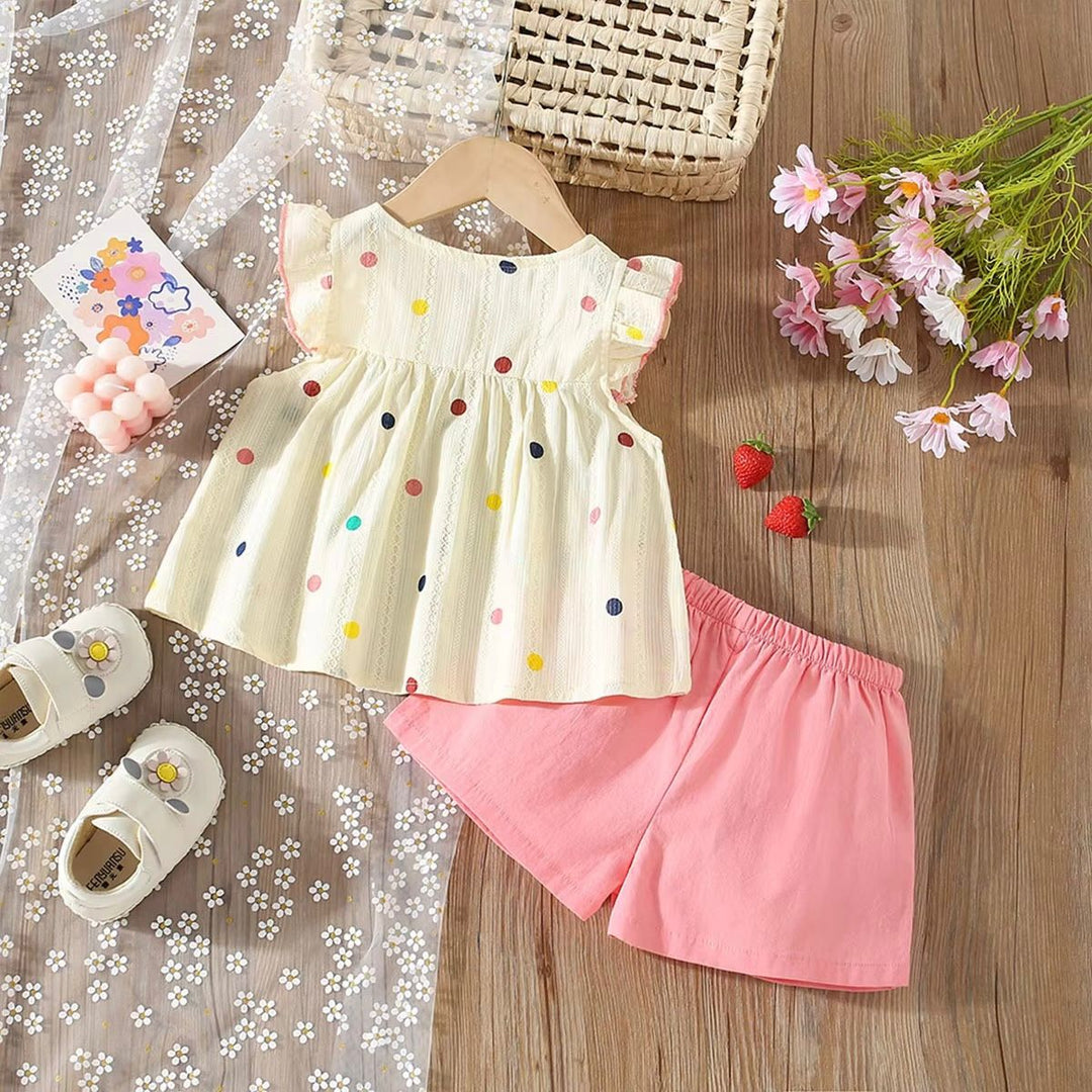 Girl's Summer Co-Ord Set [GCS-4865] (1-6 Years)