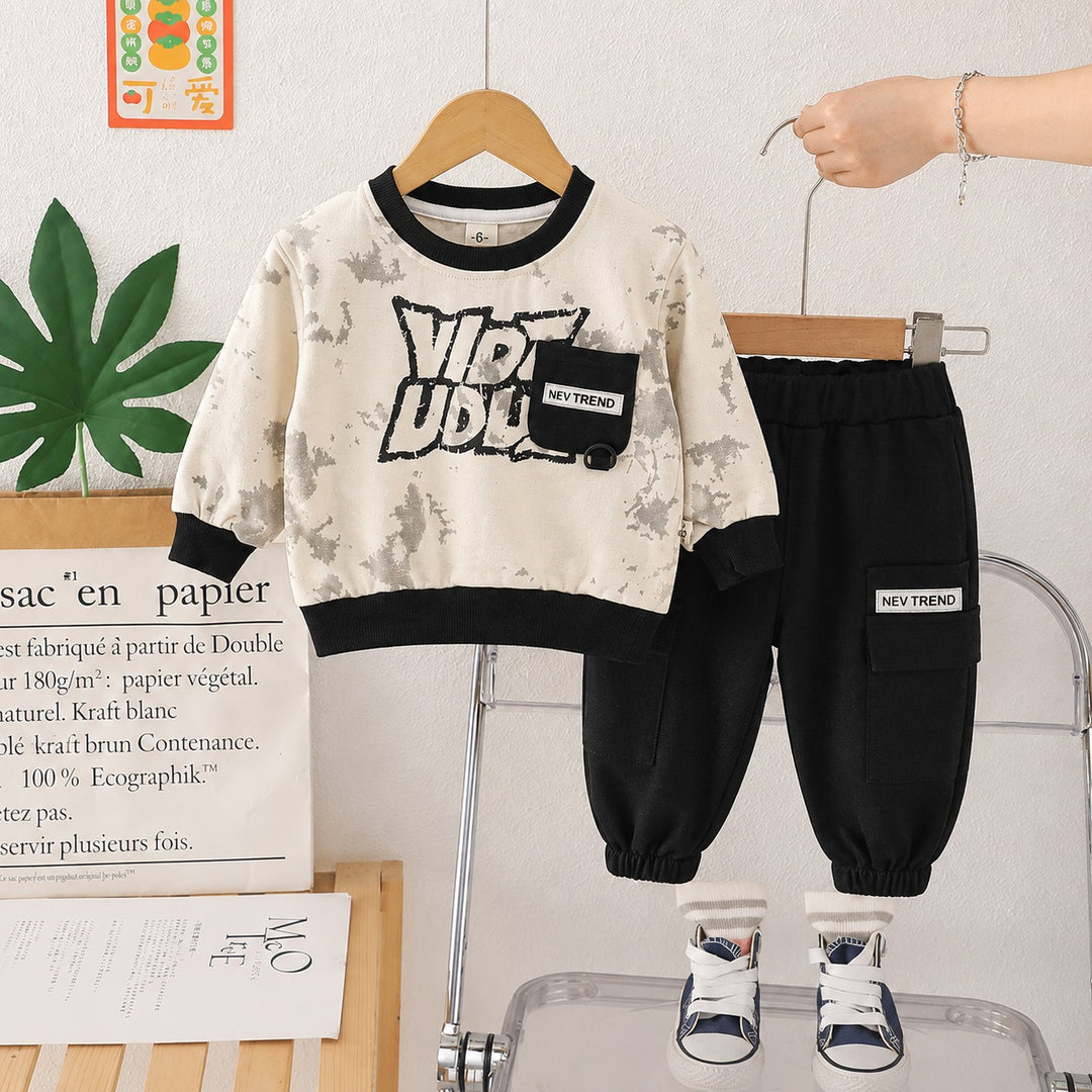Boys Imported Black Cord Set [BT -4811] [1-6 Years]