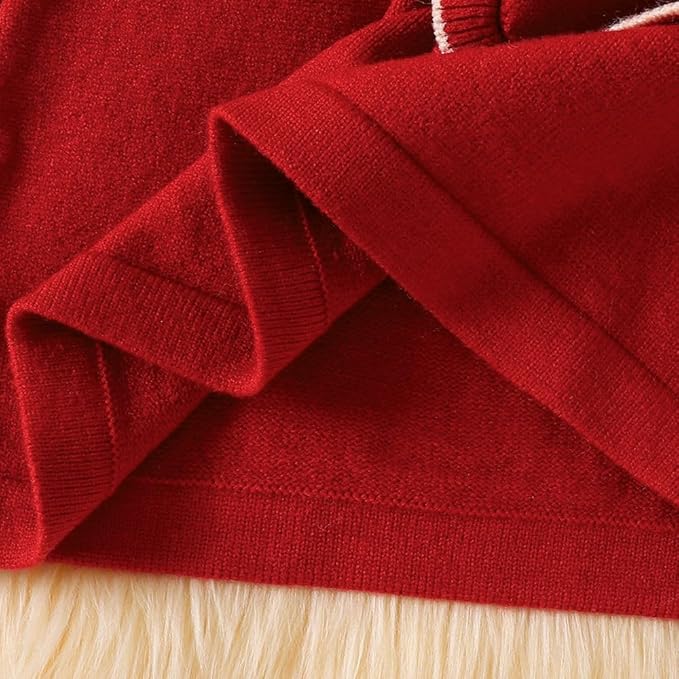 Girls Korean Knitted Winter Dress Teddy [GF-6320] (2 - 6Years)