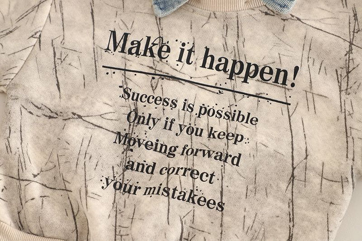 Boys Imported 2 Piece Co-Ord Set With Detachable Collar [BT-6276] [1 - 5Years]