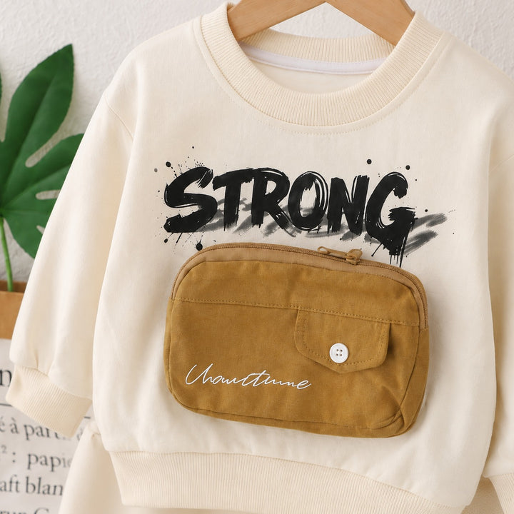 Boys Imported Cream Cord Set [BT -5148] [1-6 Years]