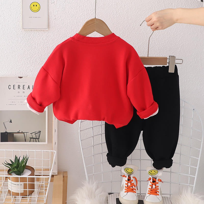 Boys Full Sleeves Impored Co-Ord Set [BT-6483] [2 - 6Years]