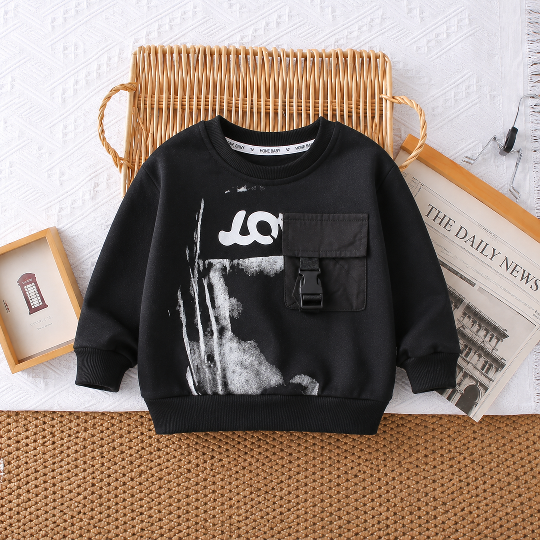 Boys Imported Black Cord Set [BT-1K-3954] [1-6 Years]