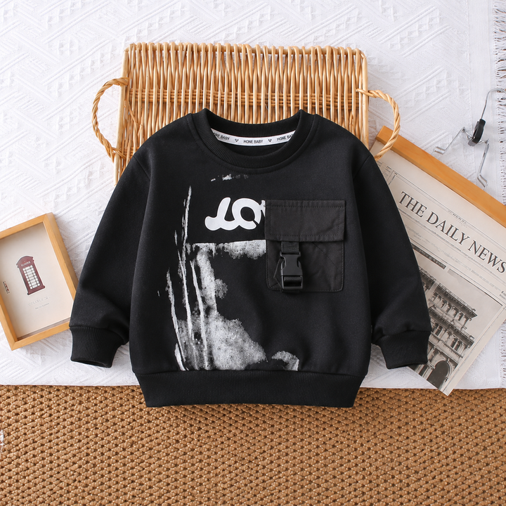 Boys Imported Black Cord Set [BT-1K-3954] [1-6 Years]