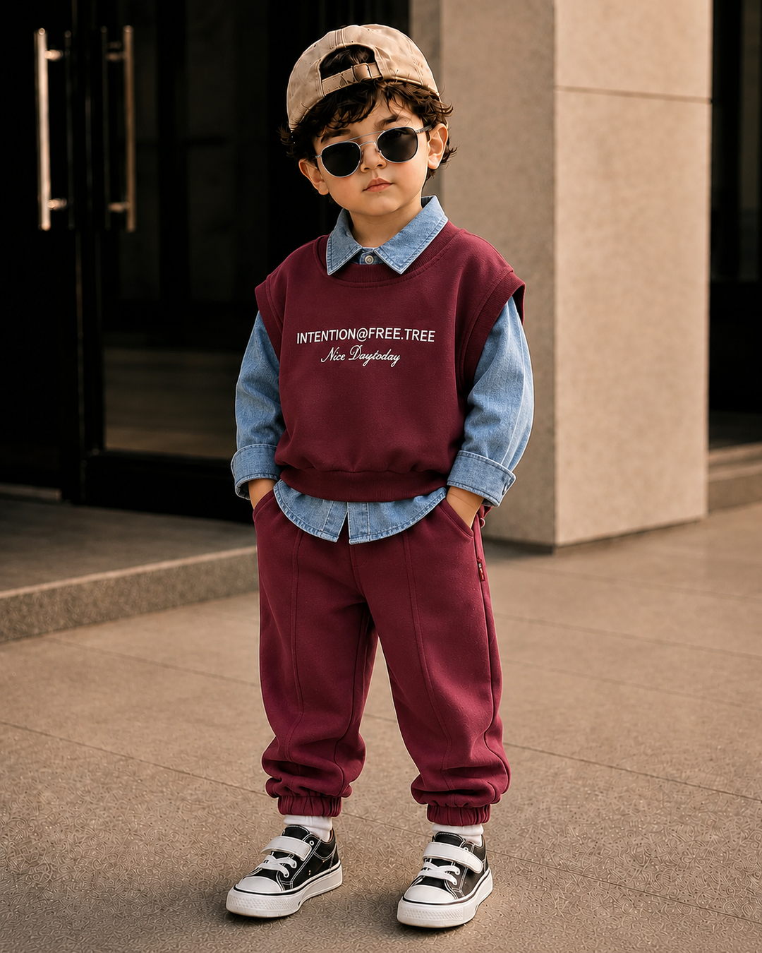 Boys 3 Piece Imported Cord Set [BT-1C-8256] [1 - 6 Years]