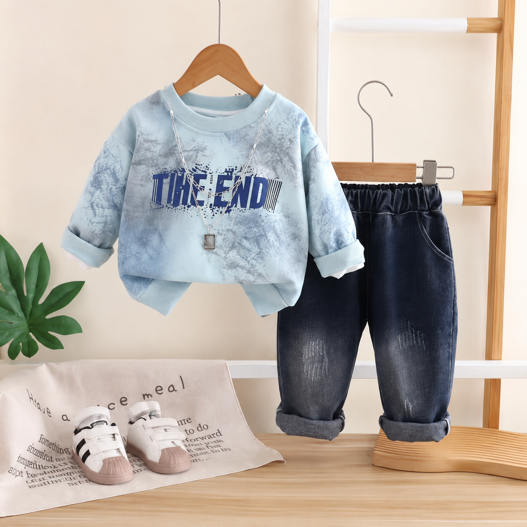 Boys 2 Piece Imported Cord Set with Locket [BT-1D-7899] [1 - 6 Years]
