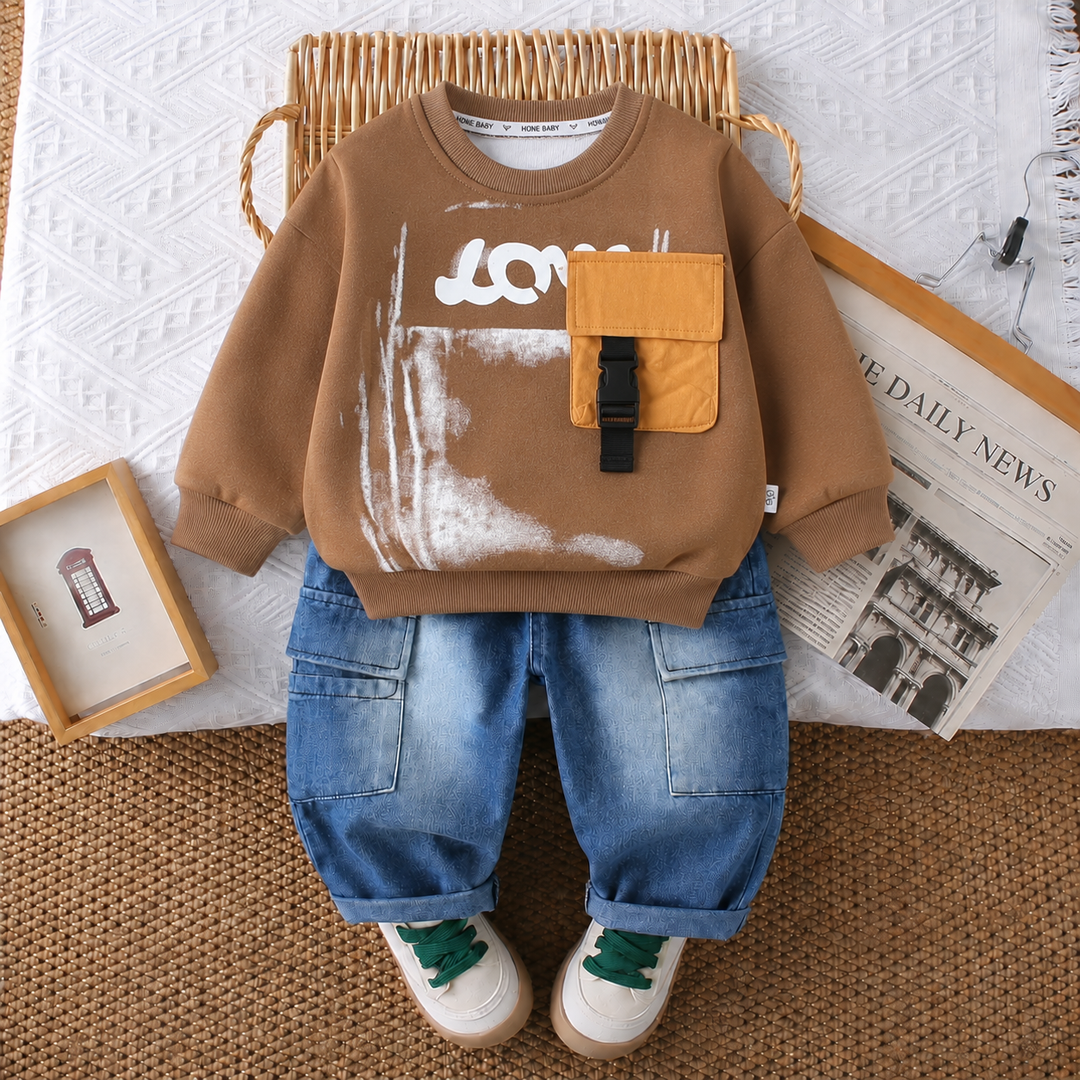 Boys 2 Piece Imported Cord Set [BT-4D-6219] [1 - 6 Years]