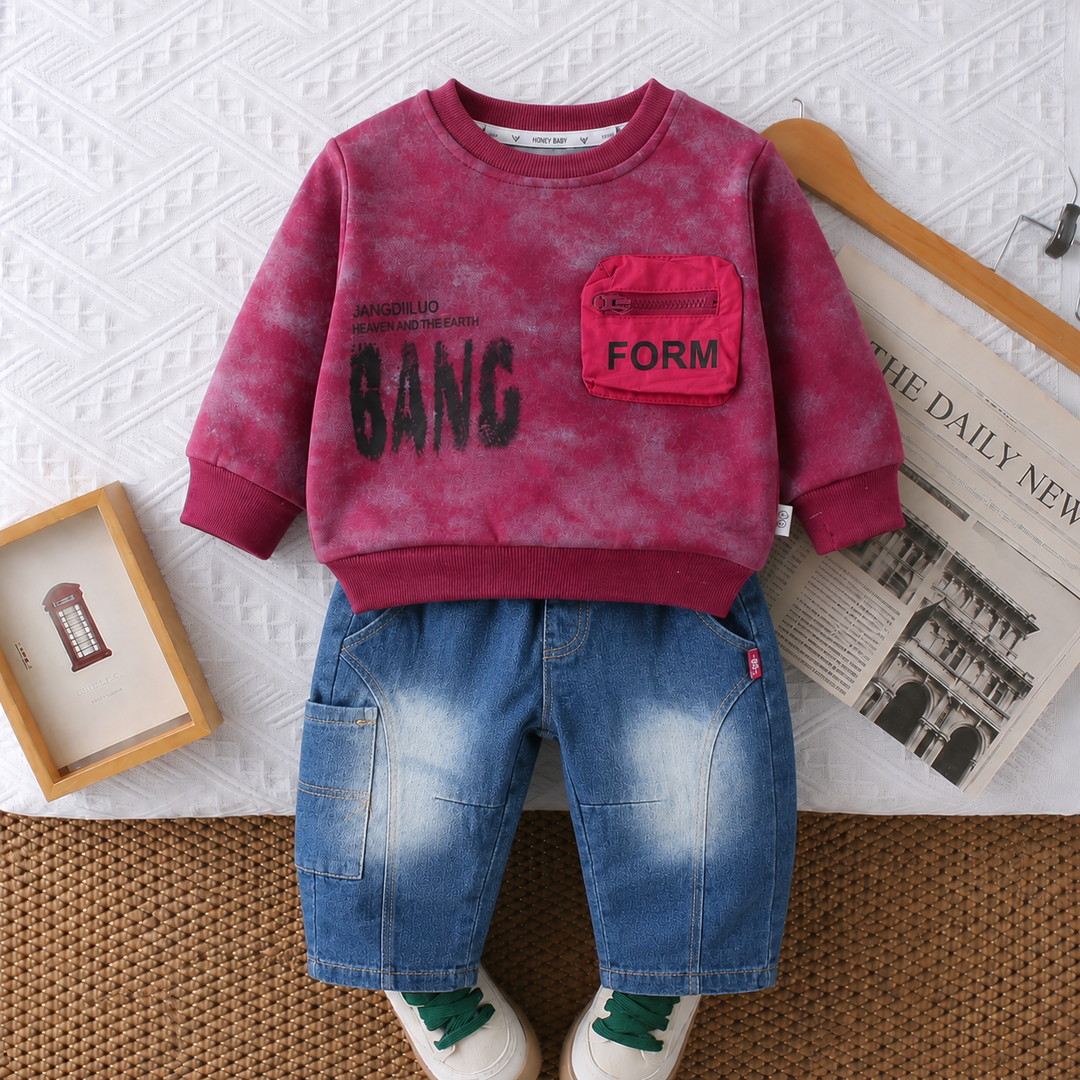Boys 2 Piece Imported Cord Set [BT-6D-3412] [1 - 6 Years]
