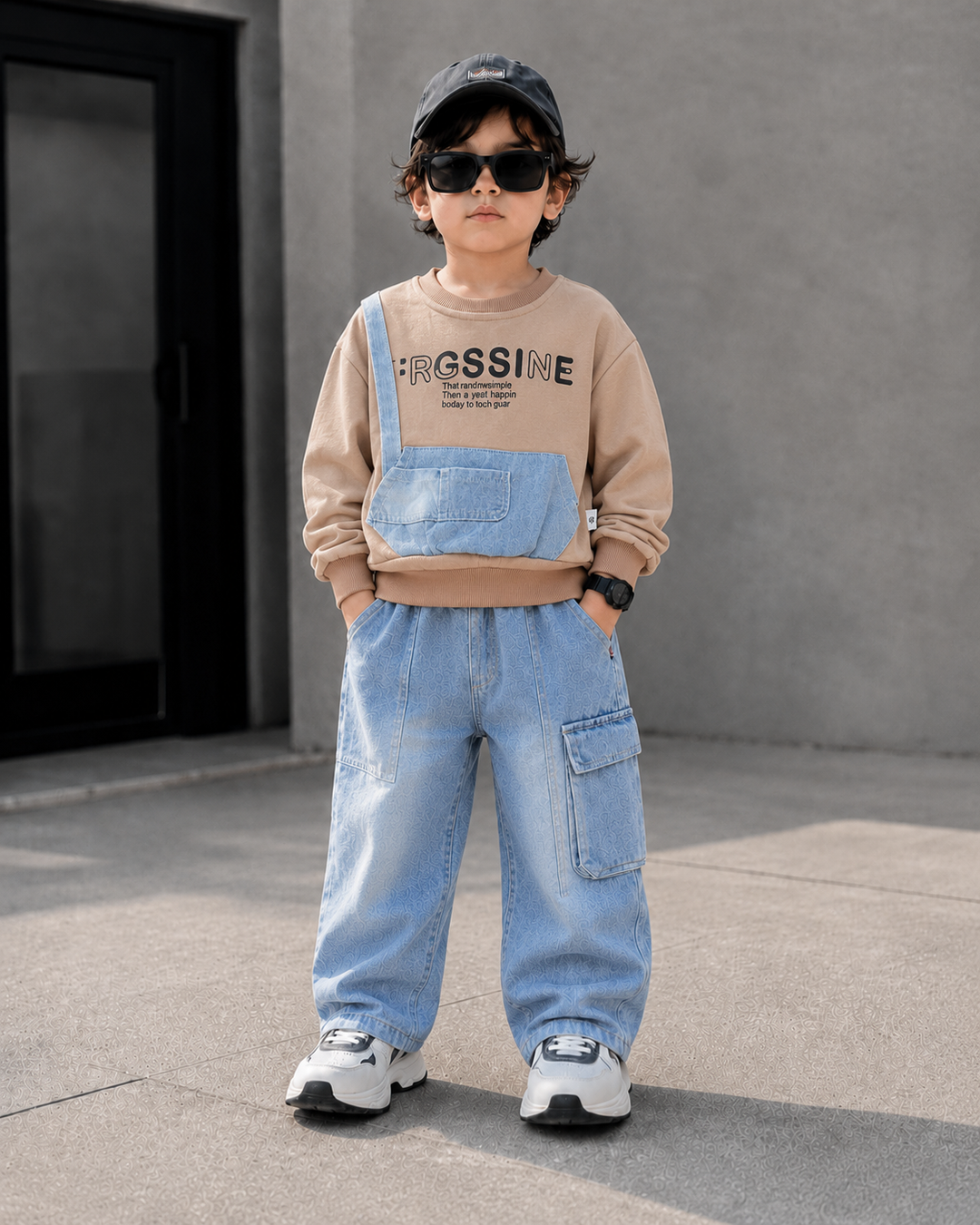 Boys Imported Black Cord Set [BT-P-7651] [1-6 Years]