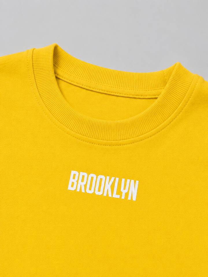 Girls Yellow Brooklyn Co-ord Set [GCS-3G-3120] (4-12 Years)