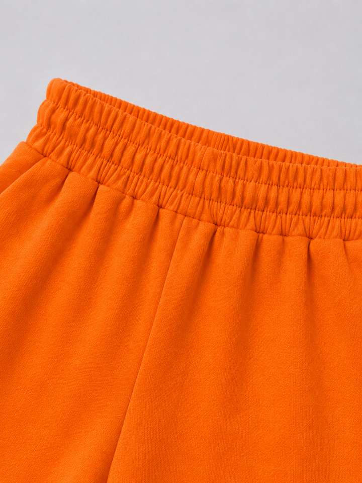 Girls Orange Butterfly Co-ord Set [GCS-4E-7121] (4-12 Years)
