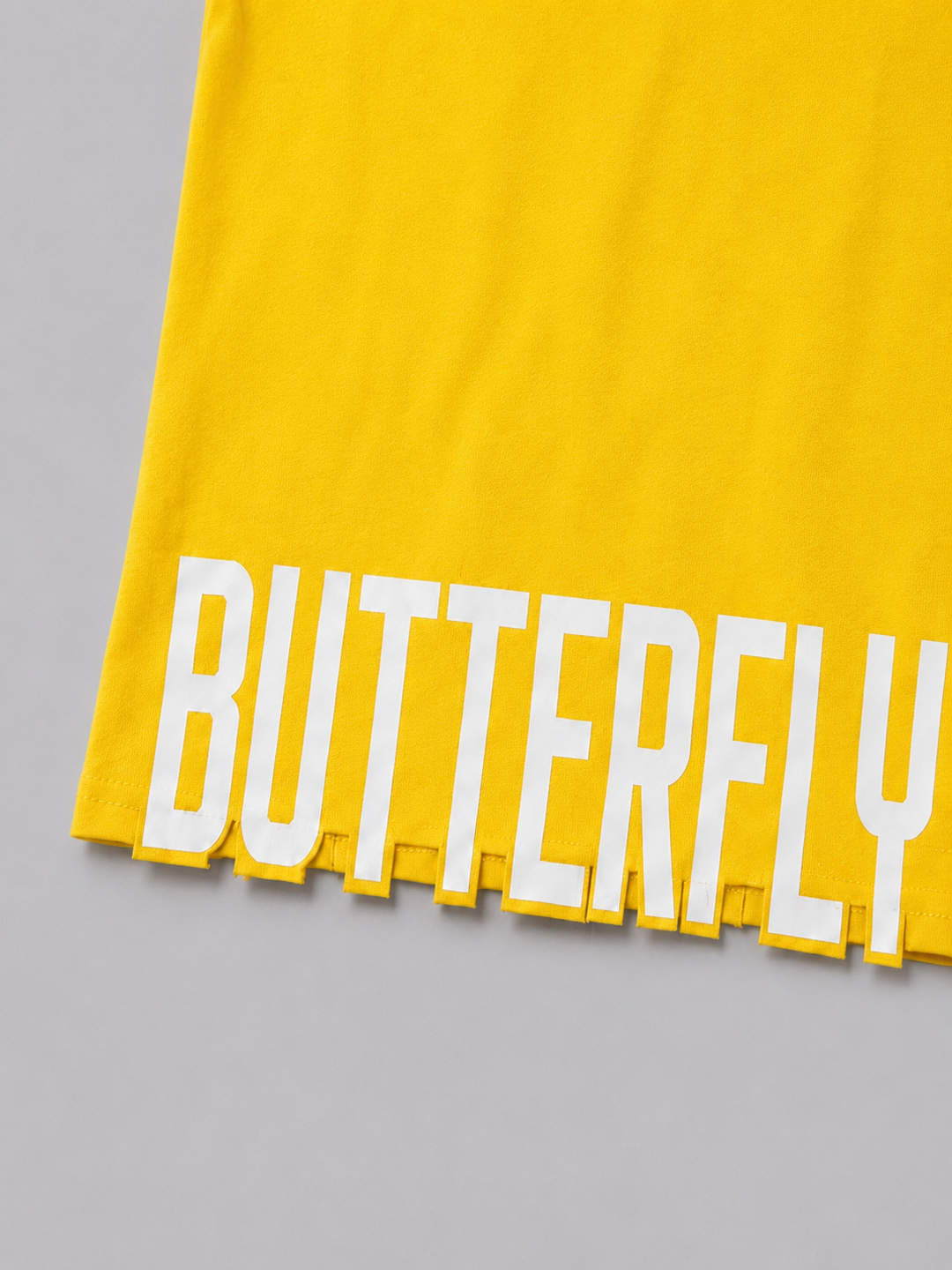 Girls Yellow Butterfly Co-ord Set [GCS-4E-3715] (4-12 Years)