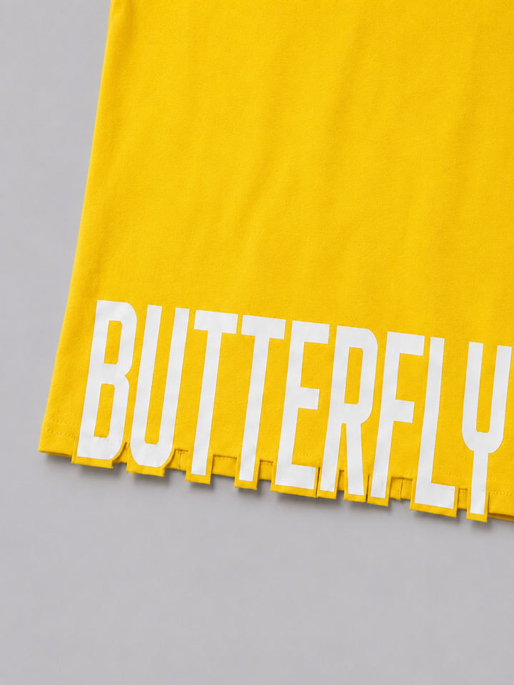 Girls Yellow Butterfly Co-ord Set [GCS-4E-3715] (4-12 Years)