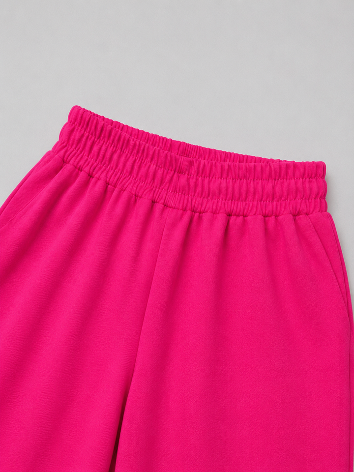 Girls Hot Pink Butterfly Co-ord Set [GCS-1E-2567] (4-12 Years)