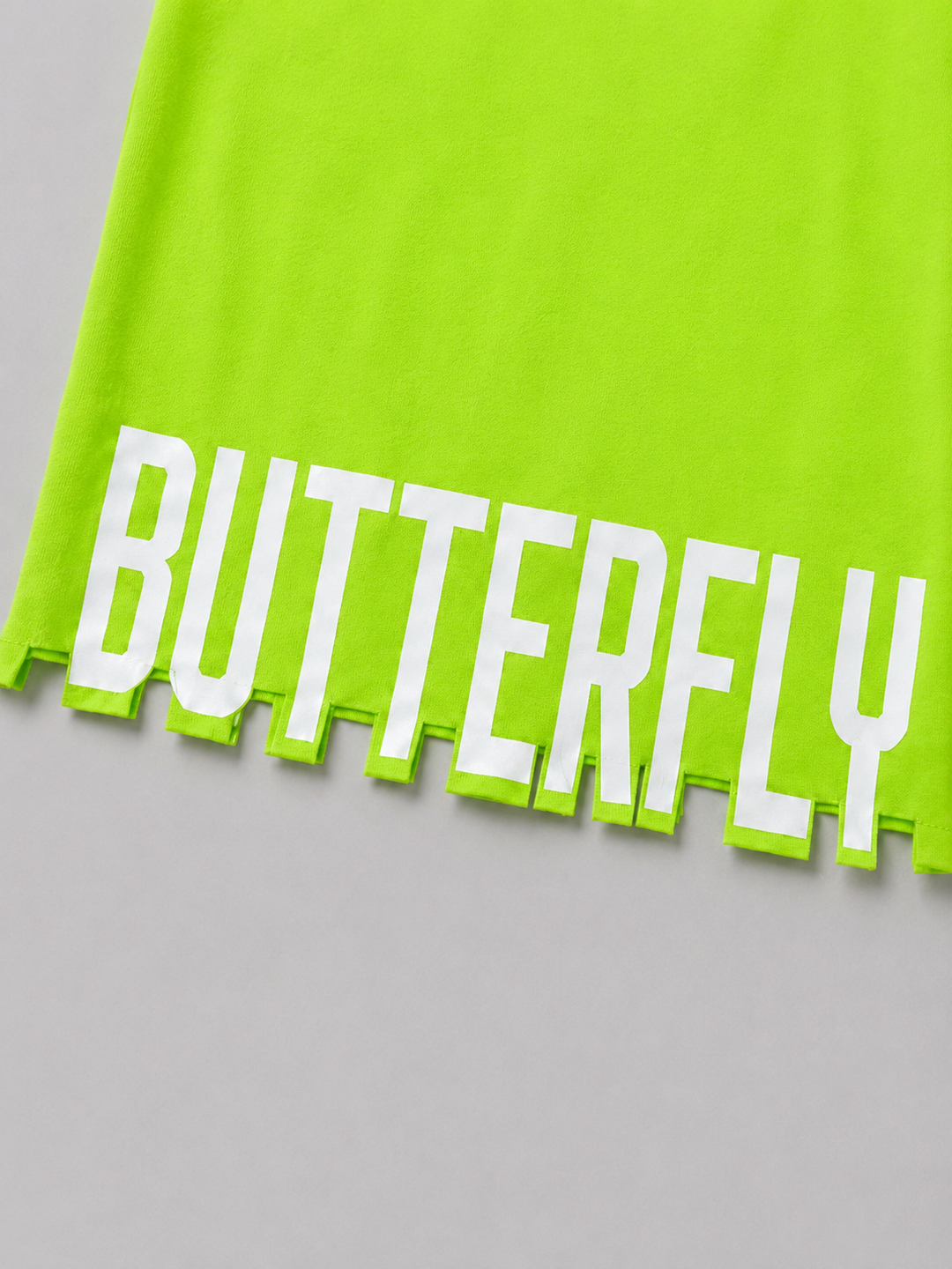 Girls Neon Green Butterfly Co-ord Set [GCS-3E-7152] (4-12 Years)
