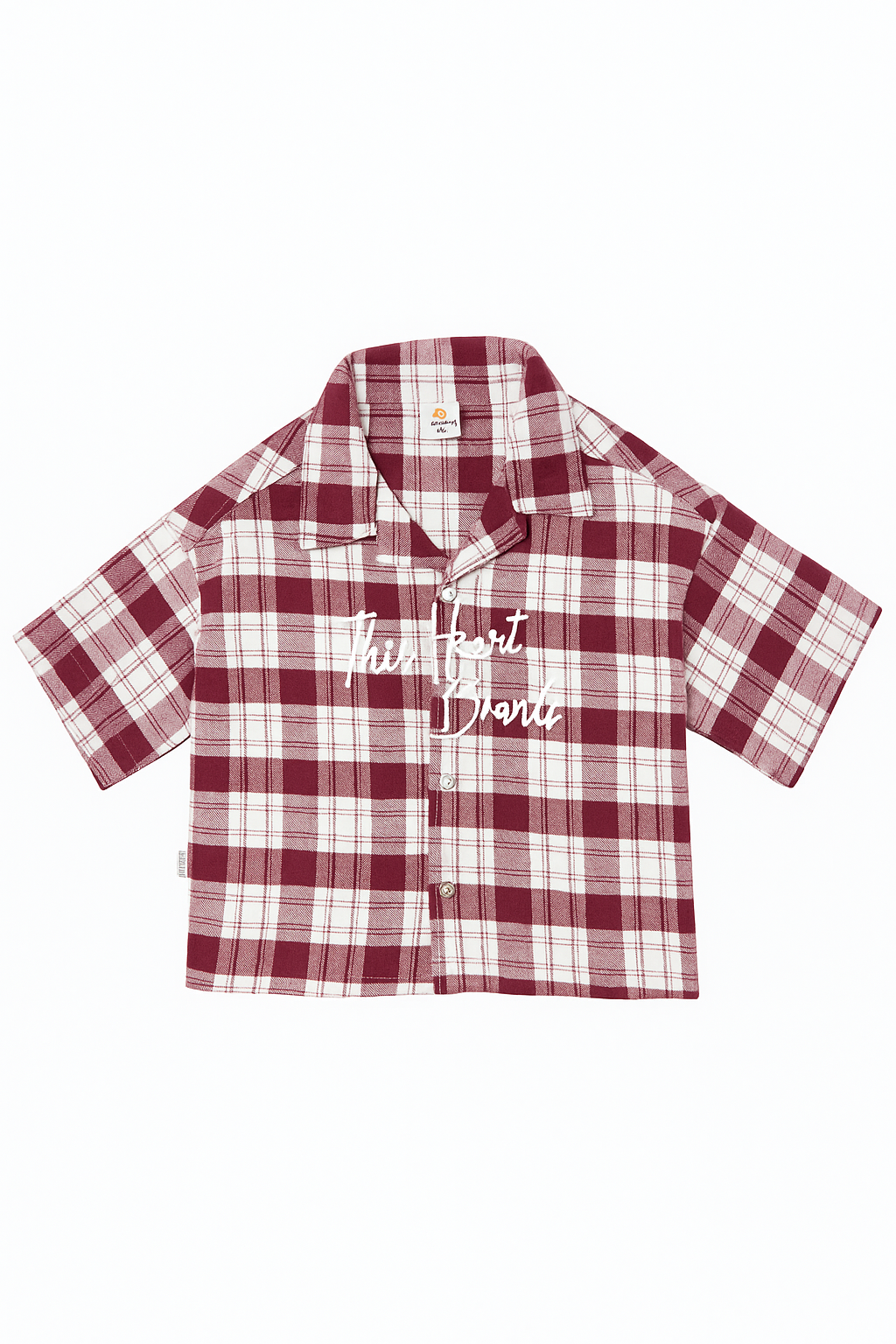 Boys Checkered Red Oversize Shirt [BT-132] [6 - 11Years]