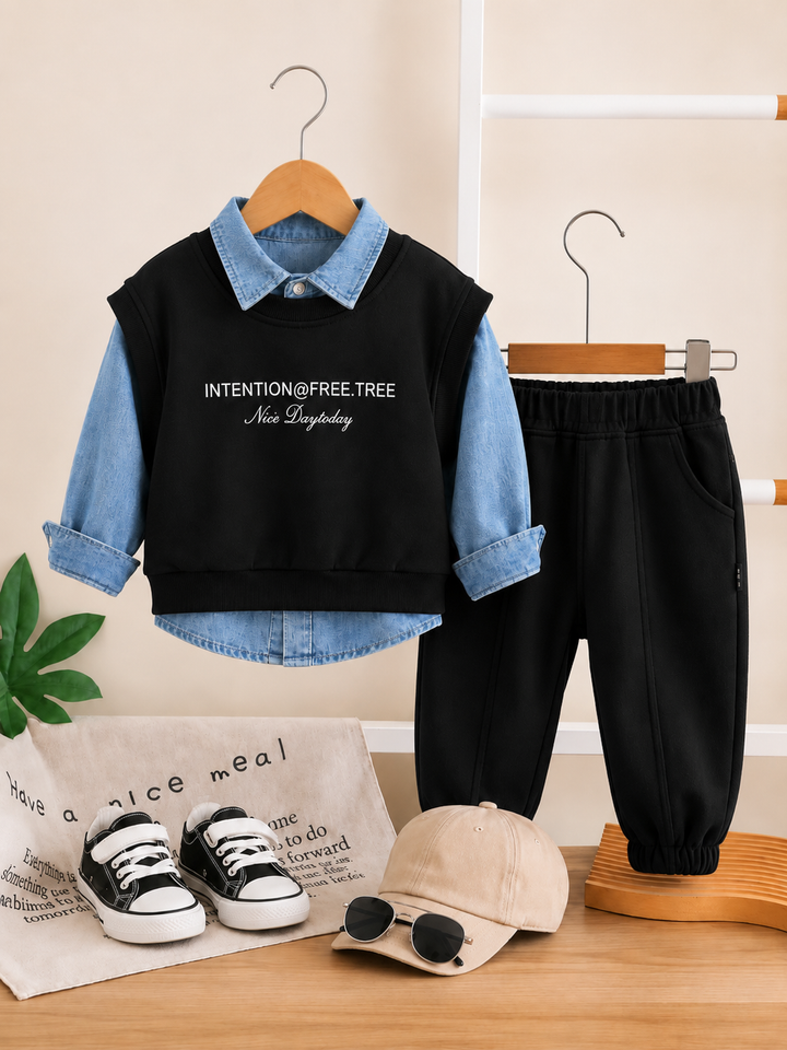 Boys 3 Piece Imported Cord Set [BT-1C-9231] [1 - 6 Years]