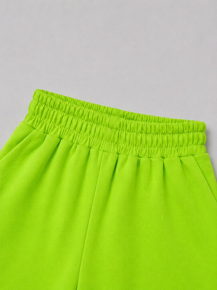 Girls Neon Green Brooklyn Co-ord Set [GCS-4G-5145] (4-12 Years)