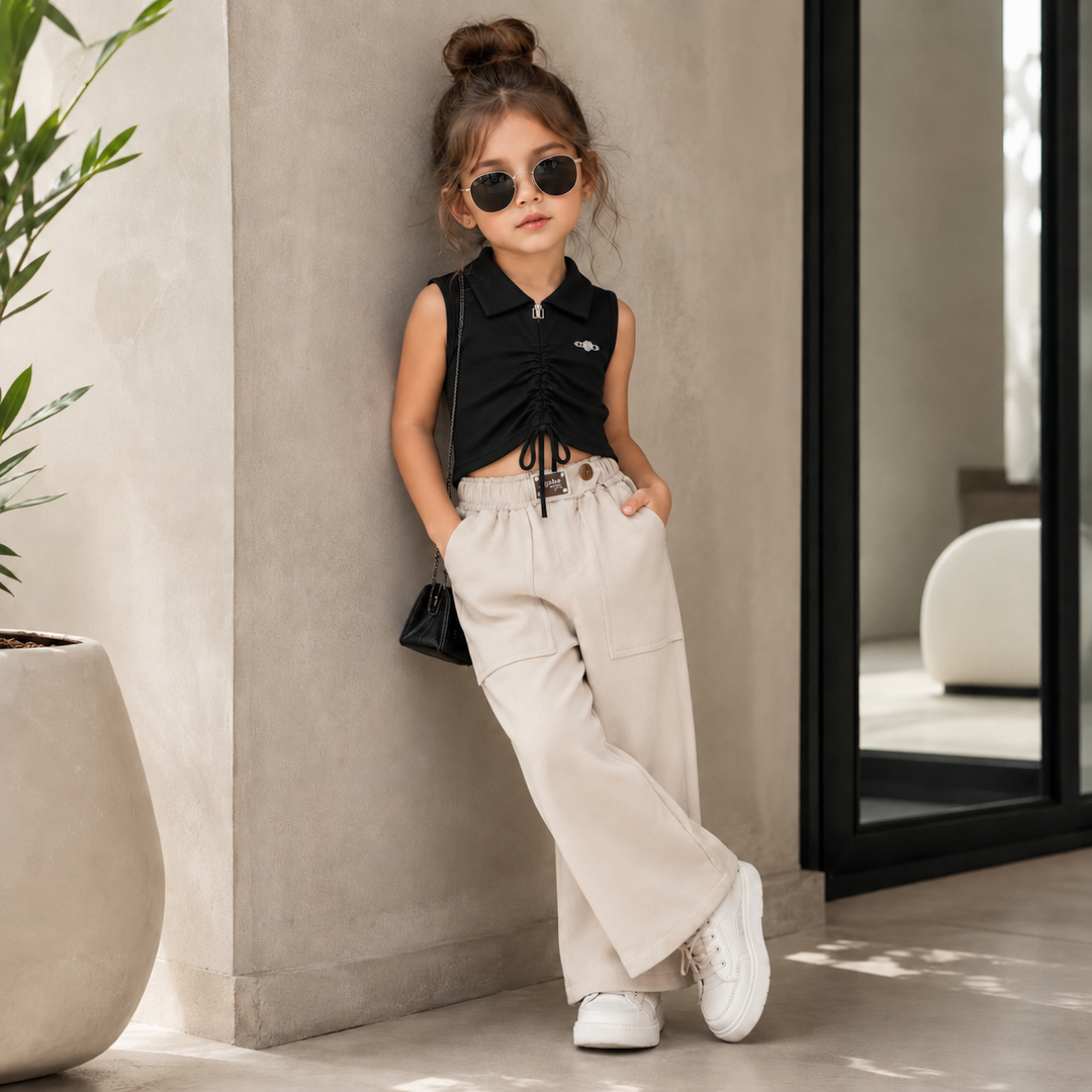 Girls Korean Pant [ONLY PANT] [GJ-5D-4855] (4-12Years)