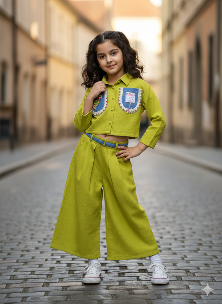 Girl's 2 Piece Co-Ord Set [GCS-6199] (4-13 Years)