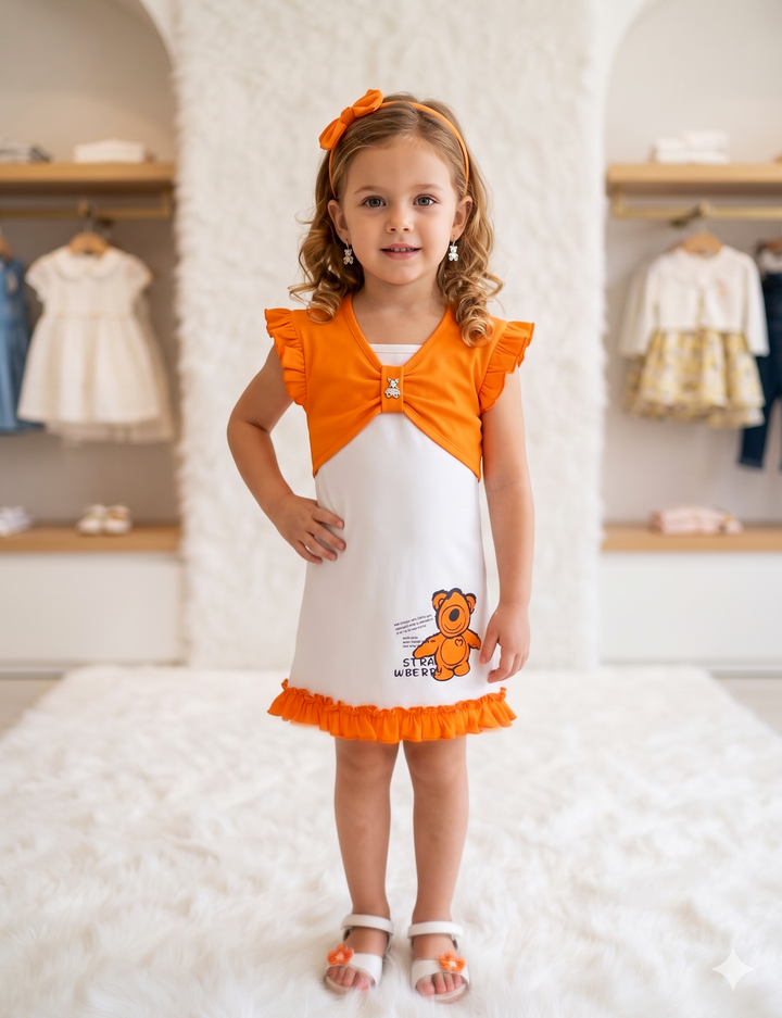 Girls Casual One-piece [GT-7786] (4-12 Years)