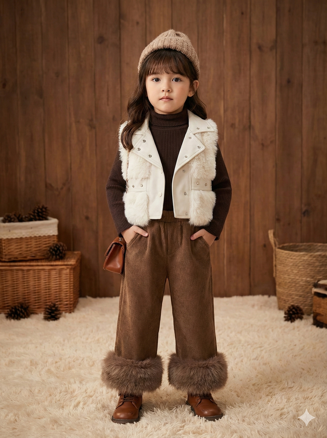 Girl's 3 Piece Imported Co-Ord Set [GCS-6128](4-8 Years)