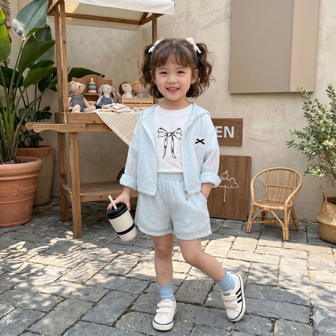 Girls Imported 3 Piece Co-Ord Set [GCS-8342] (3-7Years)