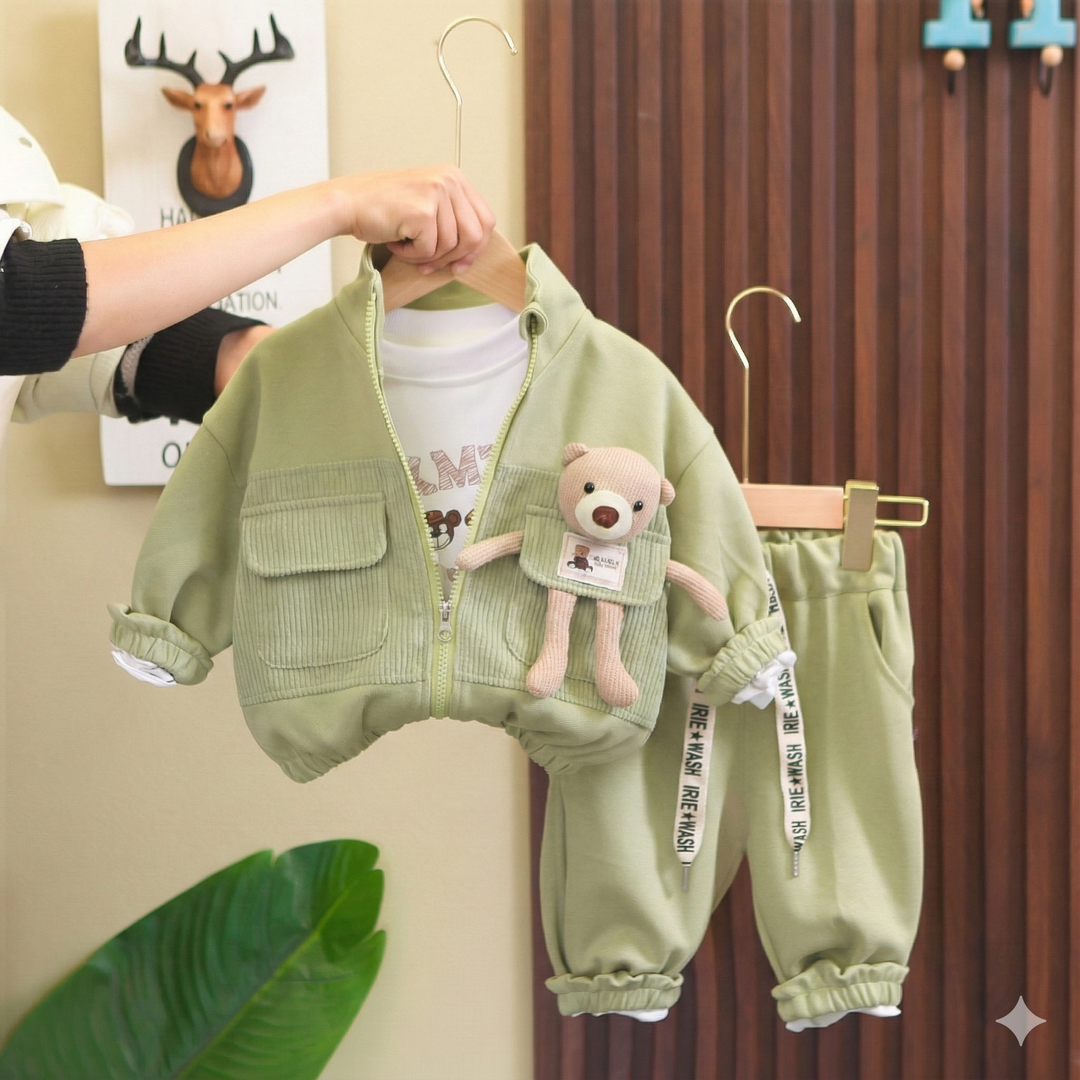 Boys Imported 3 Piece Co-Ord Set [BT-6145] [1 - 5Years]