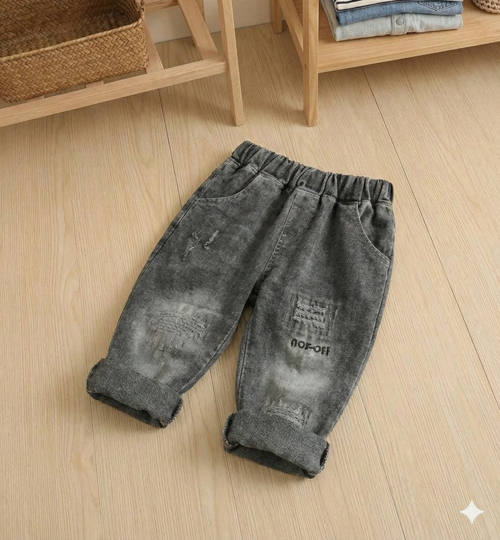 Boys 2 Piece Cream Co-Ord Set [BT-6090] (1-6 Years)