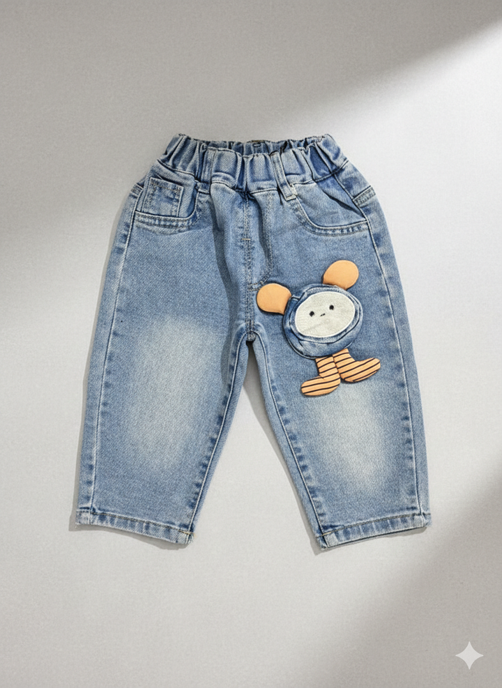 Boys Baggy Cargo Denim  [BJ-1000] (6 Month - 3 Years)