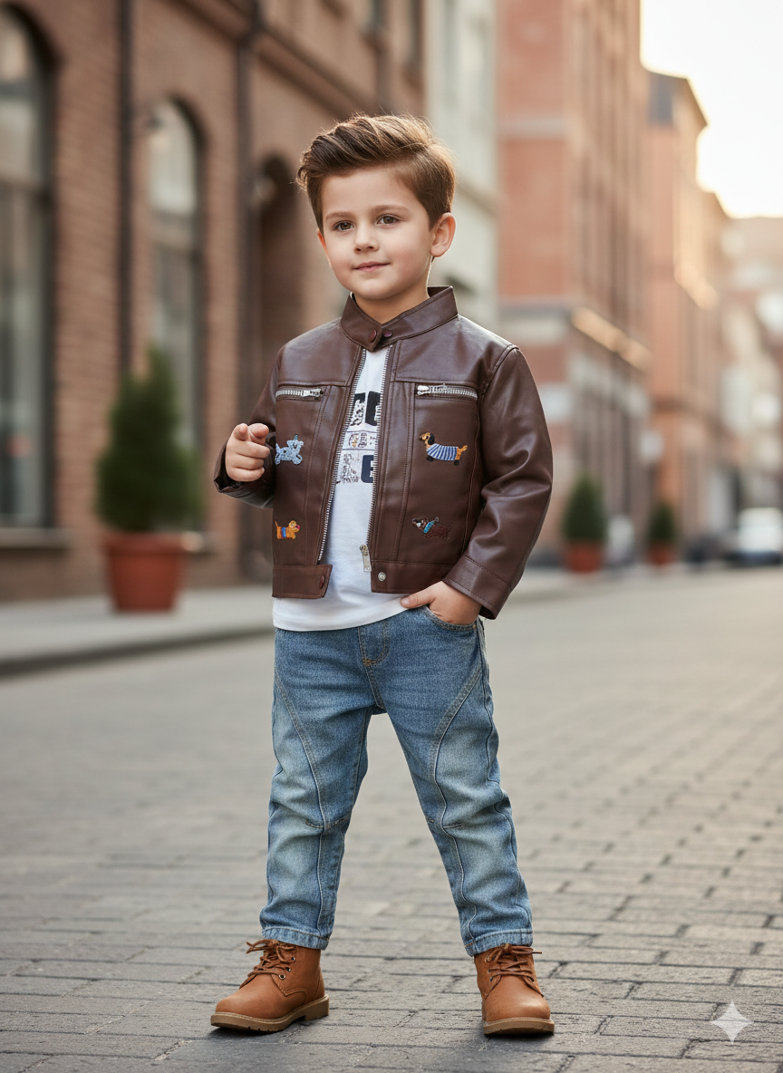 Boys Imported 3 Piece Cord Set [BT-6065] [1 - 5Years]