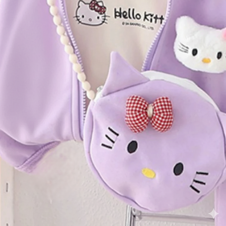 Girl's Lavender 3 Piece Co-Ord Set [GCS-6126](1-6 Years)