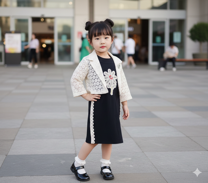 Girls Bodycon Dress With Shug[GD-6281] (1-6 Years)