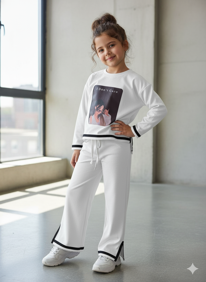 Girl's Causal Co-Ord  Set [GCS-6447](3-12 Years)