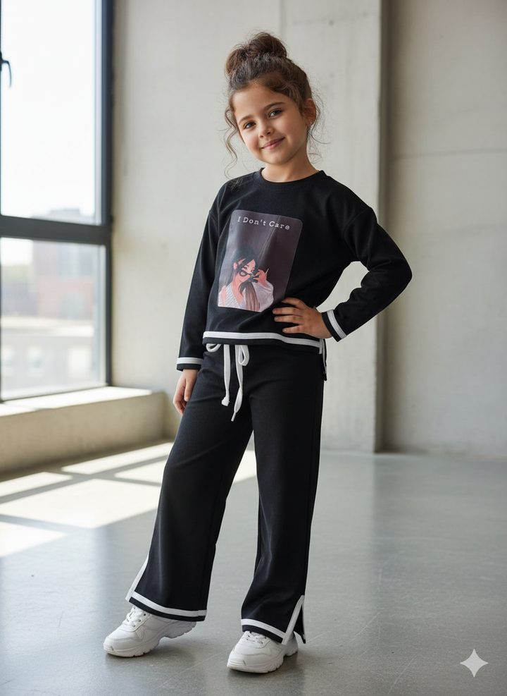 Girl's Causal Co-Ord  Set [GCS-6448](3-12 Years)