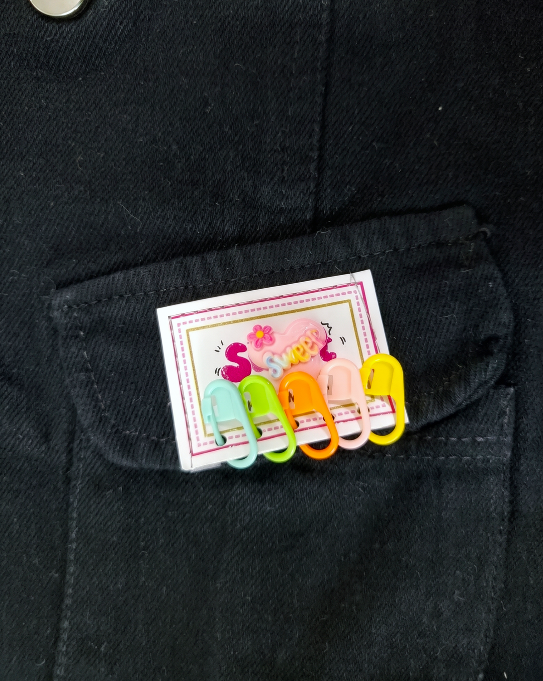 Girls Black Denim Jumpsuit  [GD-4789] (1-6Years)