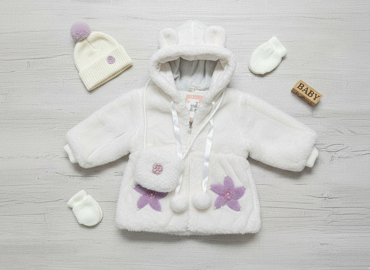 Girls Imported Winter Hoodie Jacket [GT-183] [ 1-5 Years ]