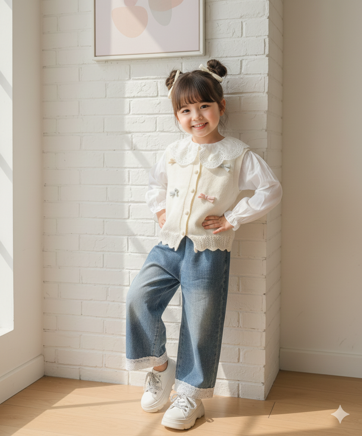 Girl's 3 Piece Co-Ord Set [GCS-6248](1-6 Years)