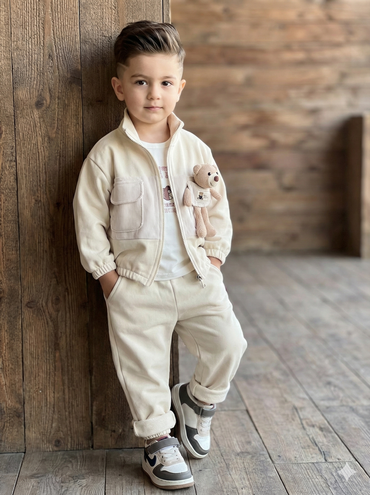 Boys Imported 3 Piece Co-Ord Set [BT-6152] [1 - 5Years]