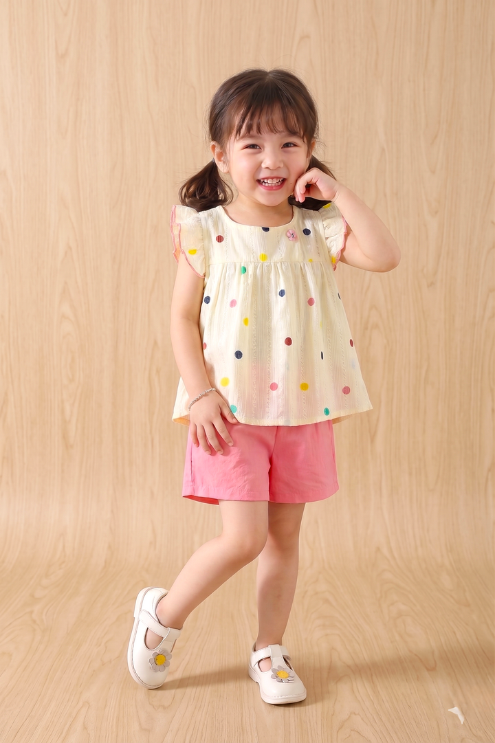 Girl's Summer Co-Ord Set [GCS-4865] (1-6 Years)