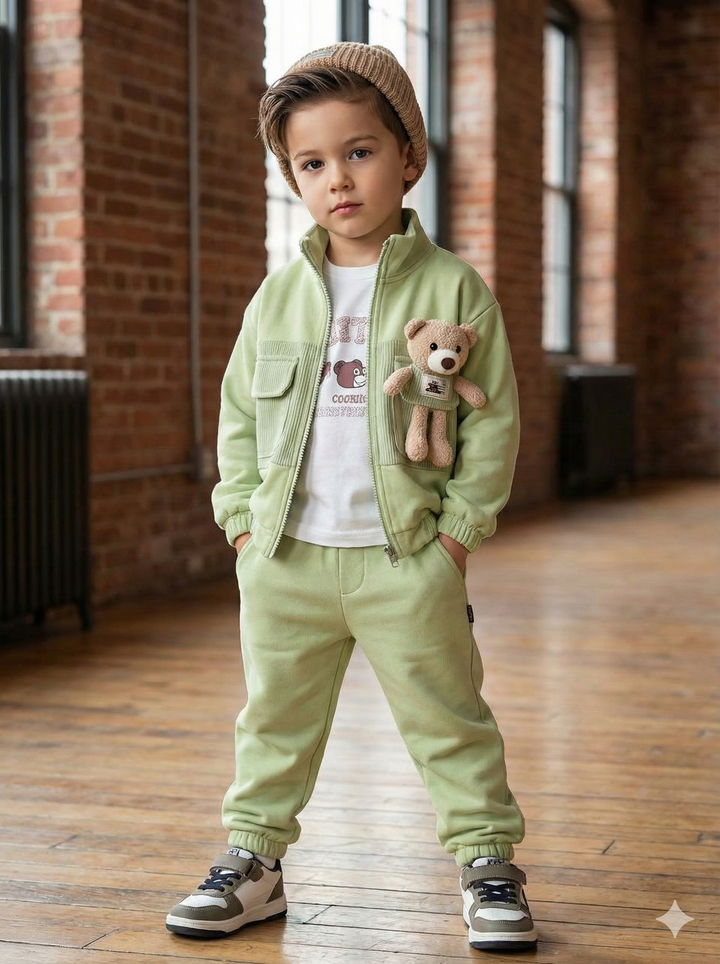 Boys Imported 3 Piece Co-Ord Set [BT-6145] [1 - 5Years]