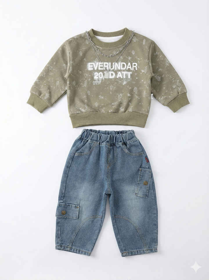 Boys Imported Cord Set [BT-6043] (1-6 Years)