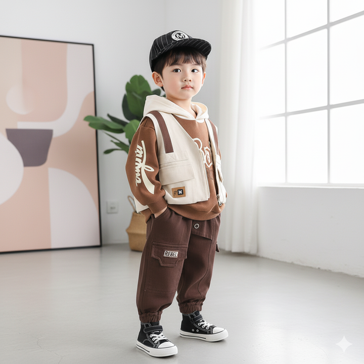 Boys 3 Piece Co-Ord Set [BT-6574] [1 - 6Years]