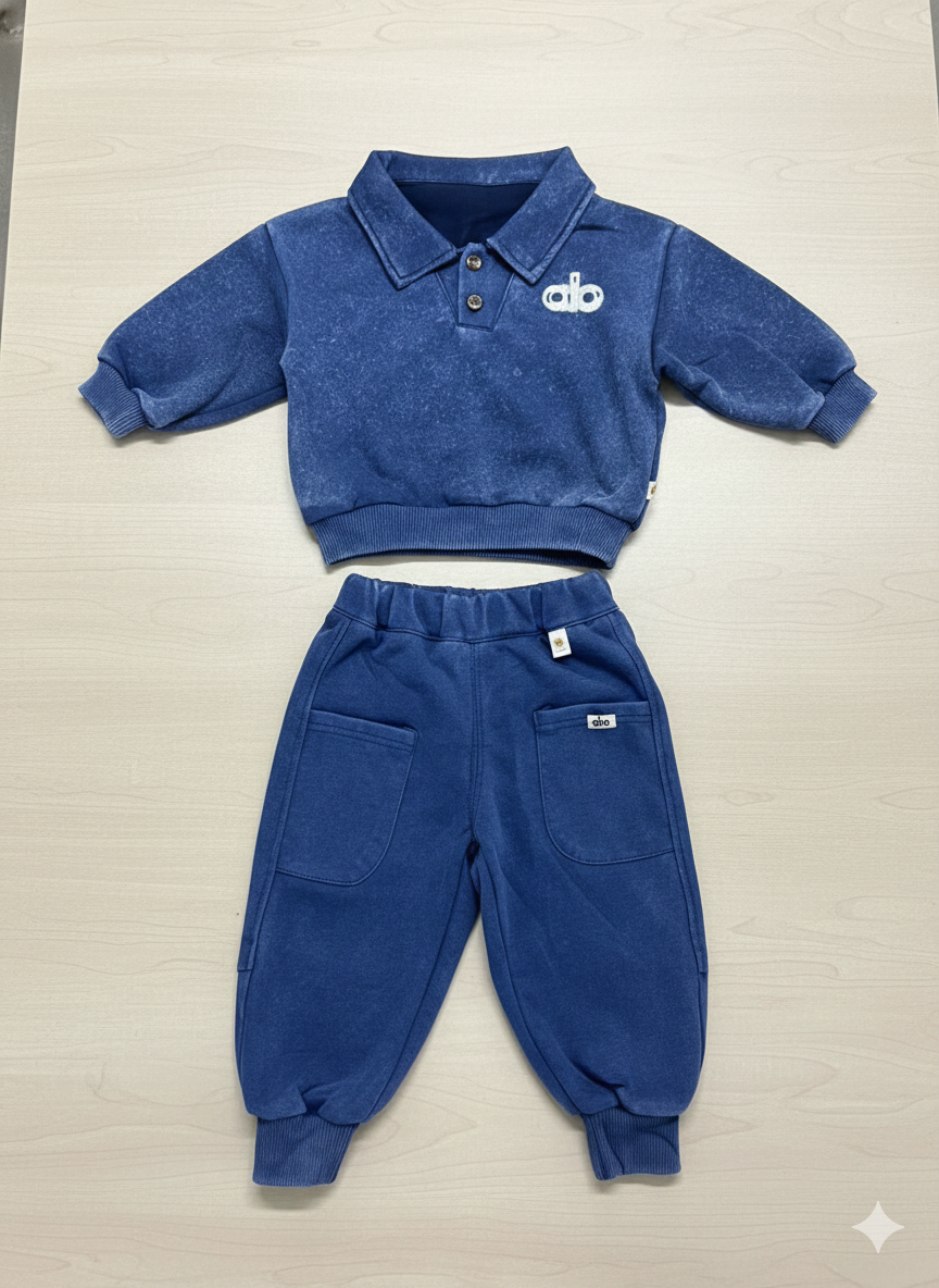 Boys Acid Wash 2 Piece Cord Set [BT-5962] [1 - 6 Years]