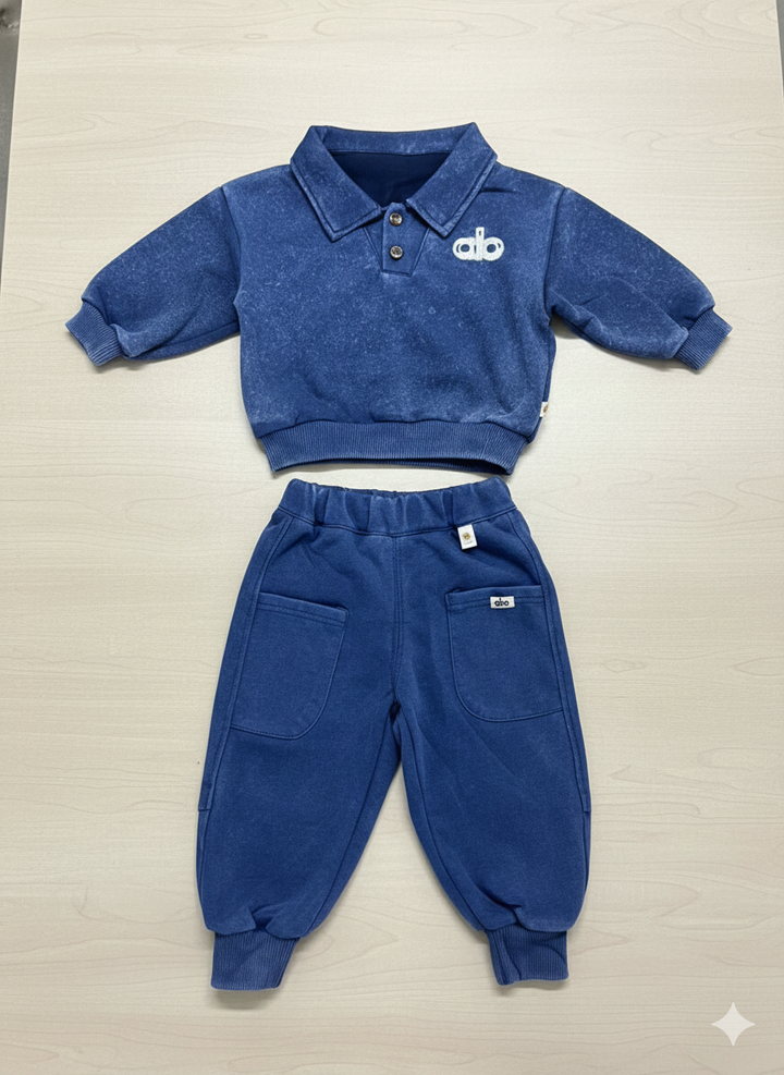 Boys Acid Wash 2 Piece Cord Set [BT-5962] [1 - 6 Years]