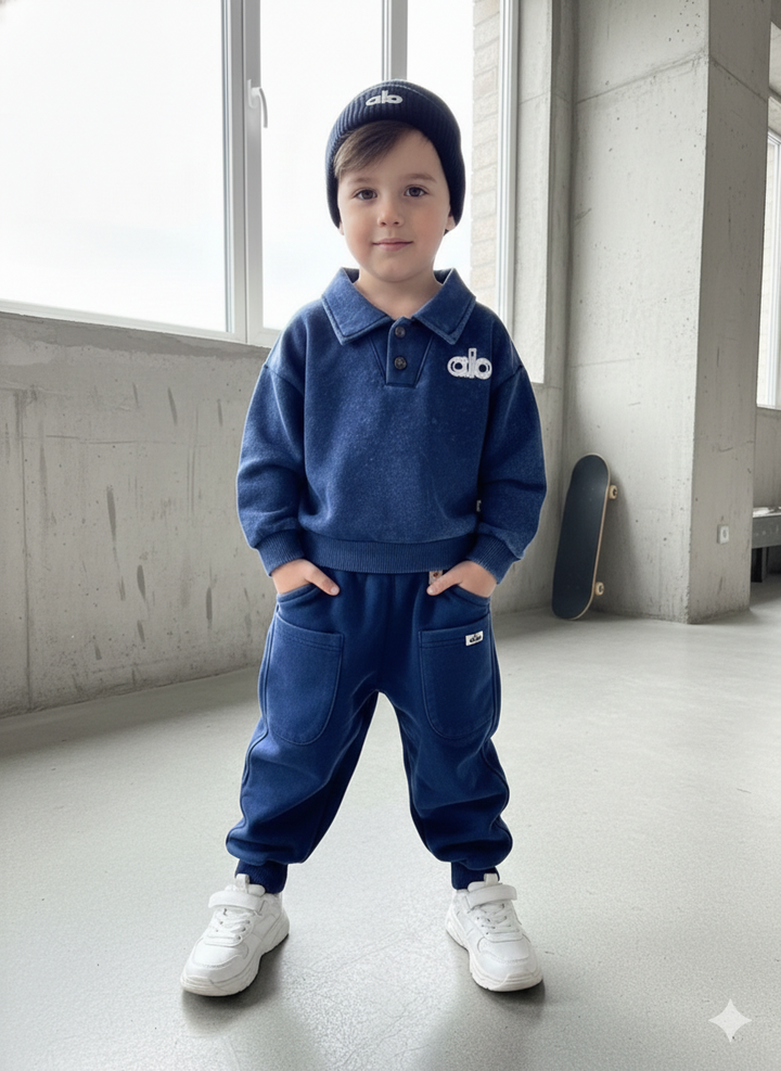 Boys Acid Wash 2 Piece Cord Set [BT-5962] [1 - 6 Years]