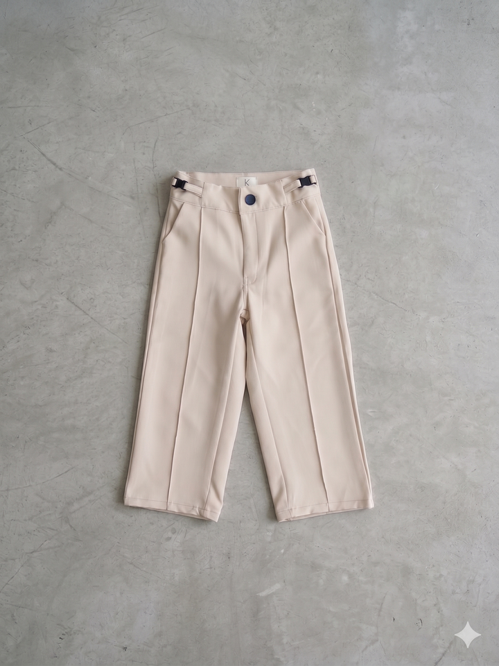 Girls Beige Korean Pant [ONLY PANT] [GJ-5D-1025](4-12Years)